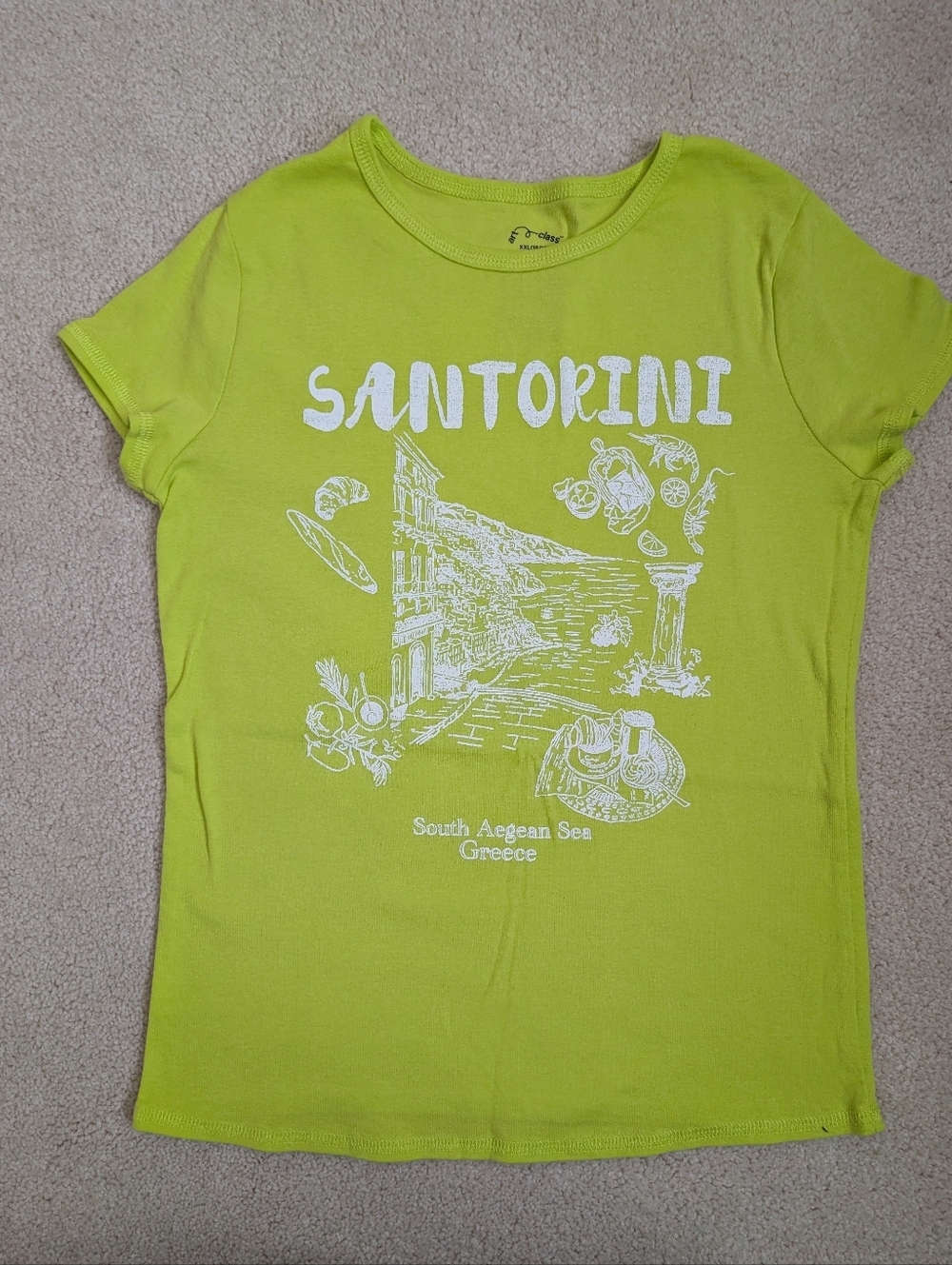 Girls T-Shirt Santorini NWOT